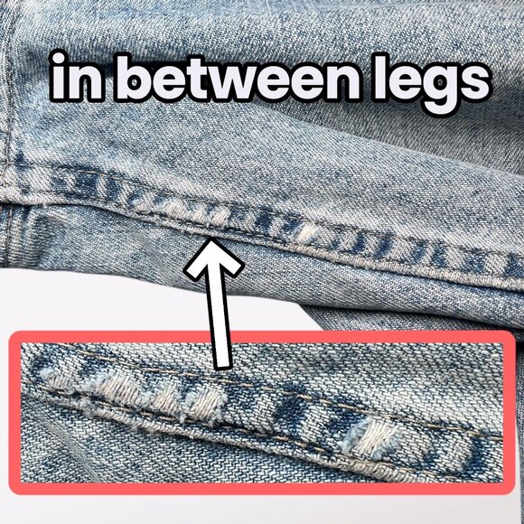 Lee Riveted Carpenter Jeans Light Wash Utility Y2K 90s Denim Size 6 Petite - Picture 8 of 9